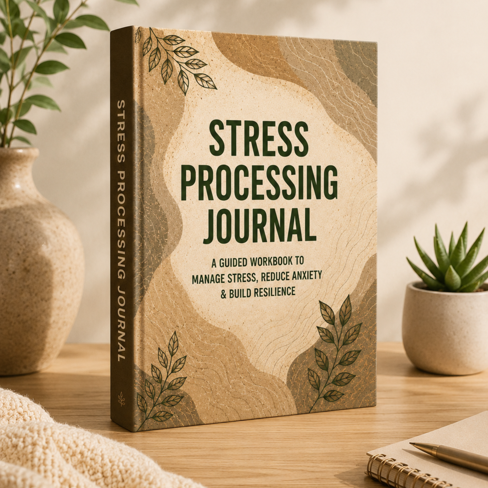 Stress Processing Journal Printable PDF | 29 Pages | Anxiety & Stress Relief Workbook